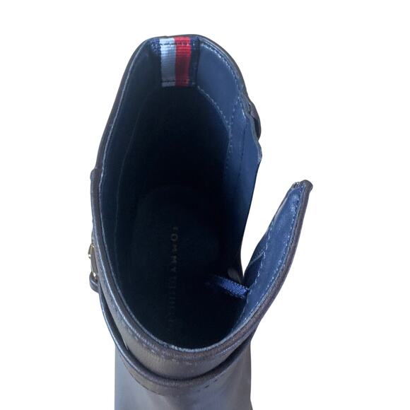 Woman's Boots Tommy Hilfiger Hatly Bootie w/ Block Heel, Size 7 M Dark Brown - Picture 11 of 13
